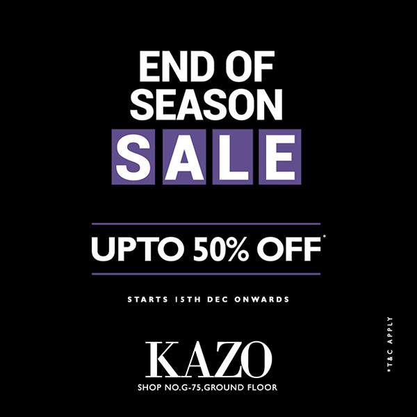 End of Season Sale UPTO 50% off*